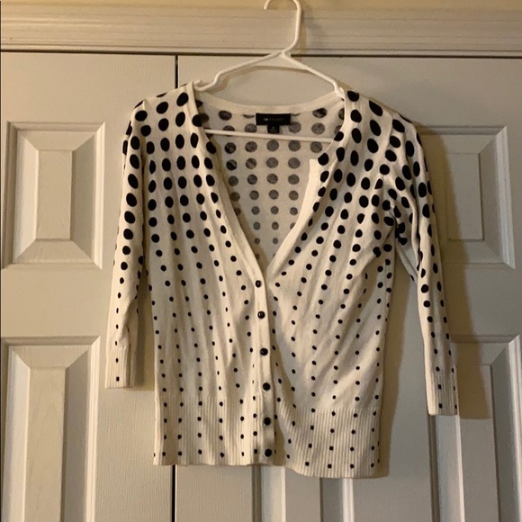 Black and cream polka cardigan - Picture 1 of 4